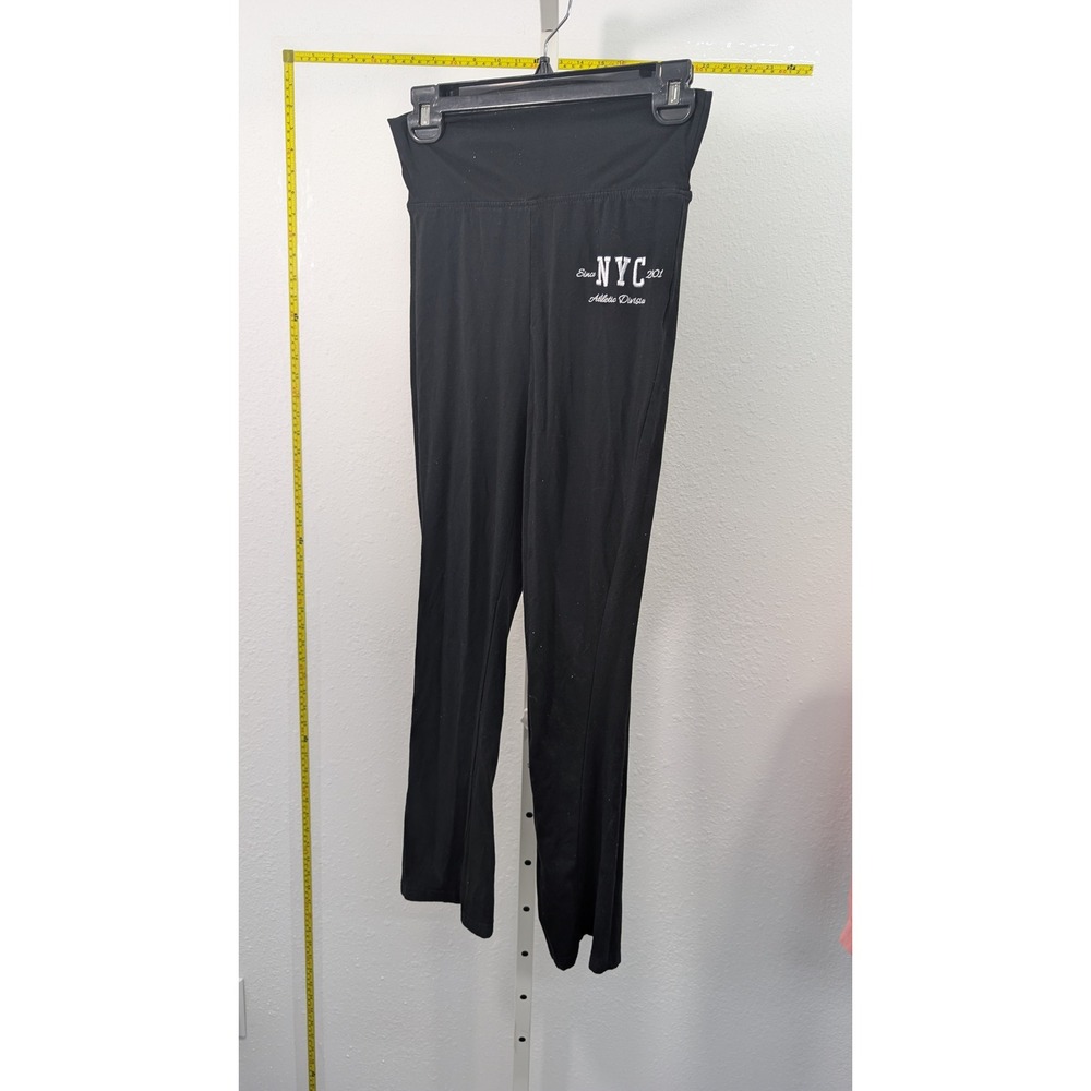 Stella Tweed Girls Black NYC‎ Athletic Division Leggings Size 14 High Waisted